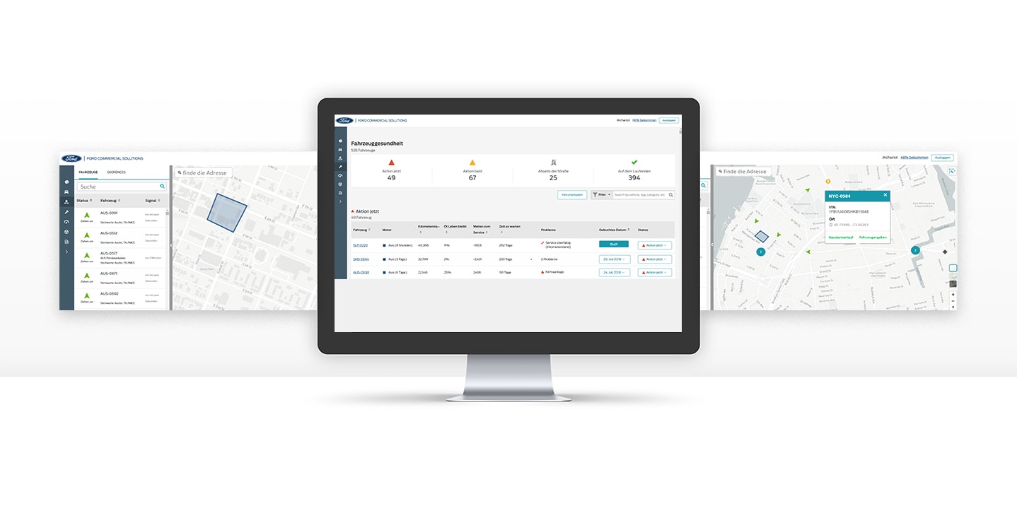 Ford Commercial Solutions Telematics Software